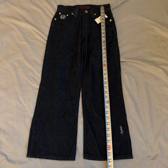 Y2K Coogi Dark Blue, Baggy, Boot Cut Jeans NWT- 10 - Picture 6 of 9